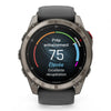 Garmin - Fēnix 6x - Sapphire Carbon Gray DLC with Black Bracelet - 010-02157-11