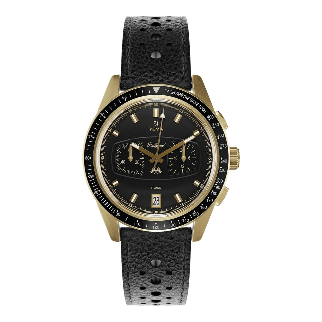 Montre YEMA Rallygraf Meca-Quartz II Classic Racing School YMHF1585-AA – vue 1