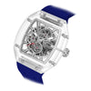 Elemental Series-Automatic Watch - Light Matters-Révolution en cristal de saphir  - TB8223  - Clein Bleu