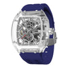 Elemental Series-Automatic Watch - Light Matters-Révolution en cristal de saphir  - TB8223  - Clein Bleu