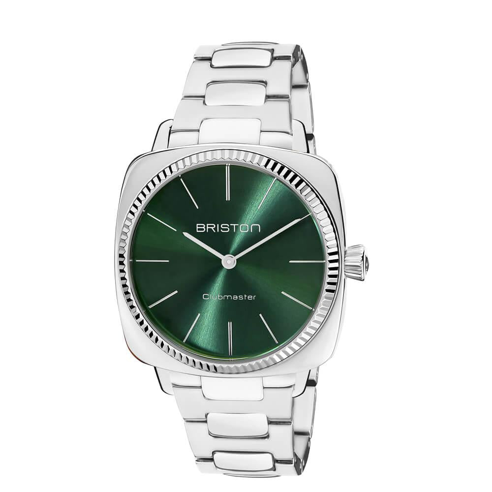 Clubmaster Elegant Acier – Vert - 23937.S.E.44.SB