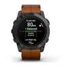 Garmin - Fēnix 6x - Sapphire Carbon Gray DLC with Black Bracelet - 010-02157-11