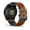 Garmin - Fēnix 6x - Sapphire Carbon Gray DLC with Black Bracelet - 010-02157-11