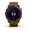 Garmin - Fēnix 6x - Sapphire Carbon Gray DLC with Black Bracelet - 010-02157-11