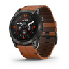 Garmin - Fēnix 6x - Sapphire Carbon Gray DLC with Black Bracelet - 010-02157-11