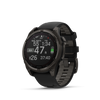 fēnix® 8 – 47 mm, AMOLED  Sapphire, Titane Carbon Gray DLC avec bracelet en silicone noir/gris galet - 010-02904-21