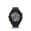 fēnix® 8 – 47 mm, AMOLED  Sapphire, Titane Carbon Gray DLC avec bracelet en silicone noir/gris galet - 010-02904-21