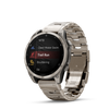 fēnix® 8 – 47 mm, AMOLED  Sapphire, Titanium avec bracelet Titane épuré - 010-02904-40