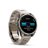 fēnix® 8 – 47 mm, AMOLED  Sapphire, Titanium avec bracelet Titane épuré - 010-02904-40