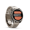 fēnix® 8 – 47 mm, AMOLED  Sapphire, Titanium avec bracelet Titane épuré - 010-02904-40