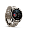 fēnix® 8 – 47 mm, AMOLED  Sapphire, Titanium avec bracelet Titane épuré - 010-02904-40