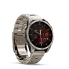 fēnix® 8 – 47 mm, AMOLED  Sapphire, Titanium avec bracelet Titane épuré - 010-02904-40