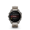 fēnix® 8 – 47 mm, AMOLED  Sapphire, Titanium avec bracelet Titane épuré - 010-02904-40