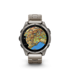 fēnix® 8 – 47 mm, AMOLED  Sapphire, Titanium avec bracelet Titane épuré - 010-02904-40