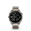 fēnix® 8 – 47 mm, AMOLED  Sapphire, Titanium avec bracelet Titane épuré - 010-02904-40