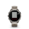 fēnix® 8 – 47 mm, AMOLED  Sapphire, Titanium avec bracelet Titane épuré - 010-02904-40