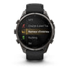fēnix® 9 Pro – inReach®, 47mm  Titane avec revêtement Carbon Gray DLC et bracelet en silicone noir/gris galet - 010-04336-11