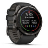 fēnix® 9 Pro – 51mm  Titane avec revêtement Carbon Gray DLC et bracelet en silicone noir/gris galet -010-04337-16