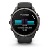 fēnix® 9 Pro – 51mm  Titane avec revêtement Carbon Gray DLC et bracelet en silicone noir/gris galet -010-04337-16