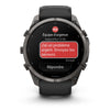 Garmin - Fēnix 6x - Sapphire Carbon Gray DLC with Black Bracelet - 010-02157-11