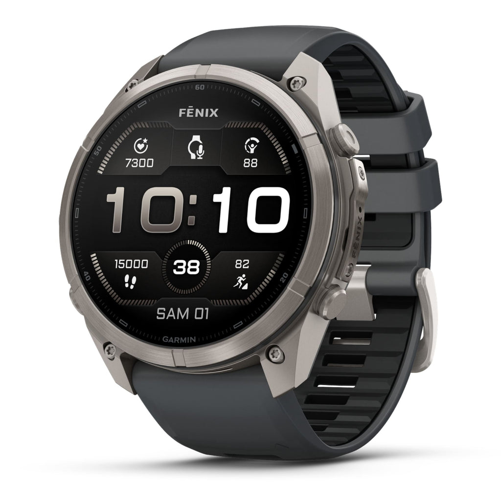 Garmin - Fēnix 6x - Sapphire Carbon Gray DLC with Black Bracelet - 010-02157-11