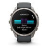 Garmin - Fēnix 6x - Sapphire Carbon Gray DLC with Black Bracelet - 010-02157-11