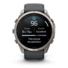 Garmin - Fēnix 6x - Sapphire Carbon Gray DLC with Black Bracelet - 010-02157-11