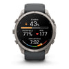 Garmin - Fēnix 6x - Sapphire Carbon Gray DLC with Black Bracelet - 010-02157-11