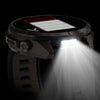 fēnix® 9 Pro – inReach®, 43mm  Titane avec revêtement Carbon Gray DLC et bracelet en silicone noir/gris galet - 010-04335-11