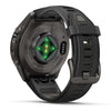 fēnix® 9 Pro – inReach®, 43mm  Titane avec revêtement Carbon Gray DLC et bracelet en silicone noir/gris galet - 010-04335-11