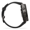 fēnix® 9 Pro – inReach®, 43mm  Titane avec revêtement Carbon Gray DLC et bracelet en silicone noir/gris galet - 010-04335-11