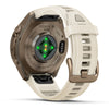 fēnix® 9 Pro – inReach®, 43mm  Titane gold avec bracelet en silicone beige crème/gris cendré - 010-04335-21