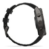 fēnix® 9 Pro – inReach®, 47mm  Titane avec revêtement Carbon Gray DLC et bracelet en silicone noir/gris galet - 010-04336-11