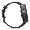 fēnix® 9 Pro – 51mm  Titane avec revêtement Carbon Gray DLC et bracelet en silicone noir/gris galet -010-04337-16