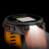 Garmin - Fēnix 6x - Sapphire Carbon Gray DLC with Black Bracelet - 010-02157-11
