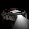 Garmin - Fēnix 6x - Sapphire Carbon Gray DLC with Black Bracelet - 010-02157-11