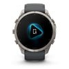 Garmin - Fēnix 6x - Sapphire Carbon Gray DLC with Black Bracelet - 010-02157-11