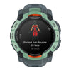 GARMIN - Instinct® 3 – 50 mm - AMOLED  Vert d'eau avec bracelet bleu crépuscule - 010-03020-01
