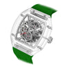 Elemental Series-Automatic Watch - Light Matters-Révolution en cristal de saphir  - TB8223  - Vert