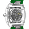 Elemental Series-Automatic Watch - Light Matters-Révolution en cristal de saphir  - TB8223  - Vert