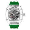 Elemental Series-Automatic Watch - Light Matters-Révolution en cristal de saphir  - TB8223  - Vert