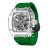 Elemental Series-Automatic Watch - Light Matters-Révolution en cristal de saphir  - TB8223  - Vert