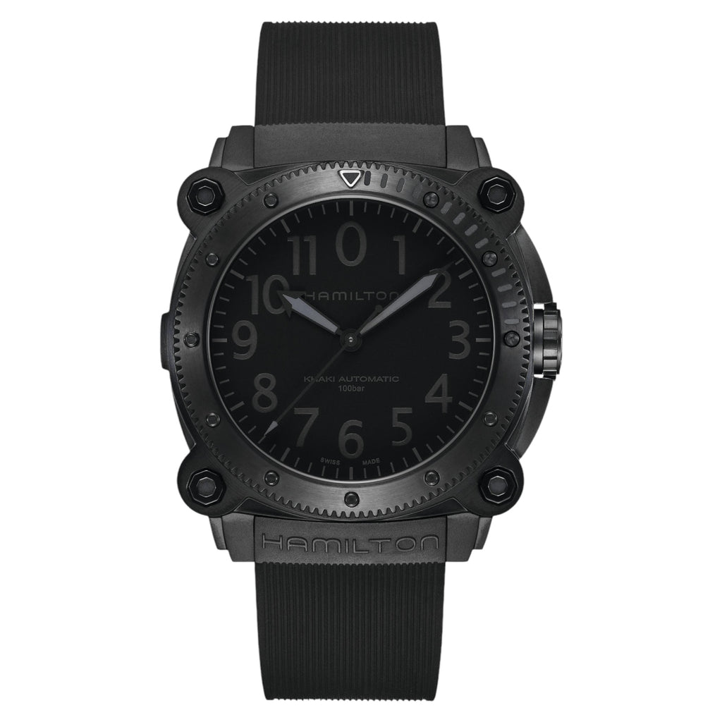 HAMILTO-Khaki Navy BeLOWZERO Auto Titanium - H78505330