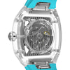 Elemental Series-Automatic Watch - Light Matters-Révolution en cristal de saphir  - TB8223  - bleu lac
