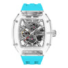 Elemental Series-Automatic Watch - Light Matters-Révolution en cristal de saphir  - TB8223  - bleu lac