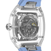 Elemental Series-Automatic Watch - Light Matters-Révolution en cristal de saphir  - TB8223  - Bleu Clair