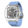 Elemental Series-Automatic Watch - Light Matters-Révolution en cristal de saphir  - TB8223  - Bleu Clair