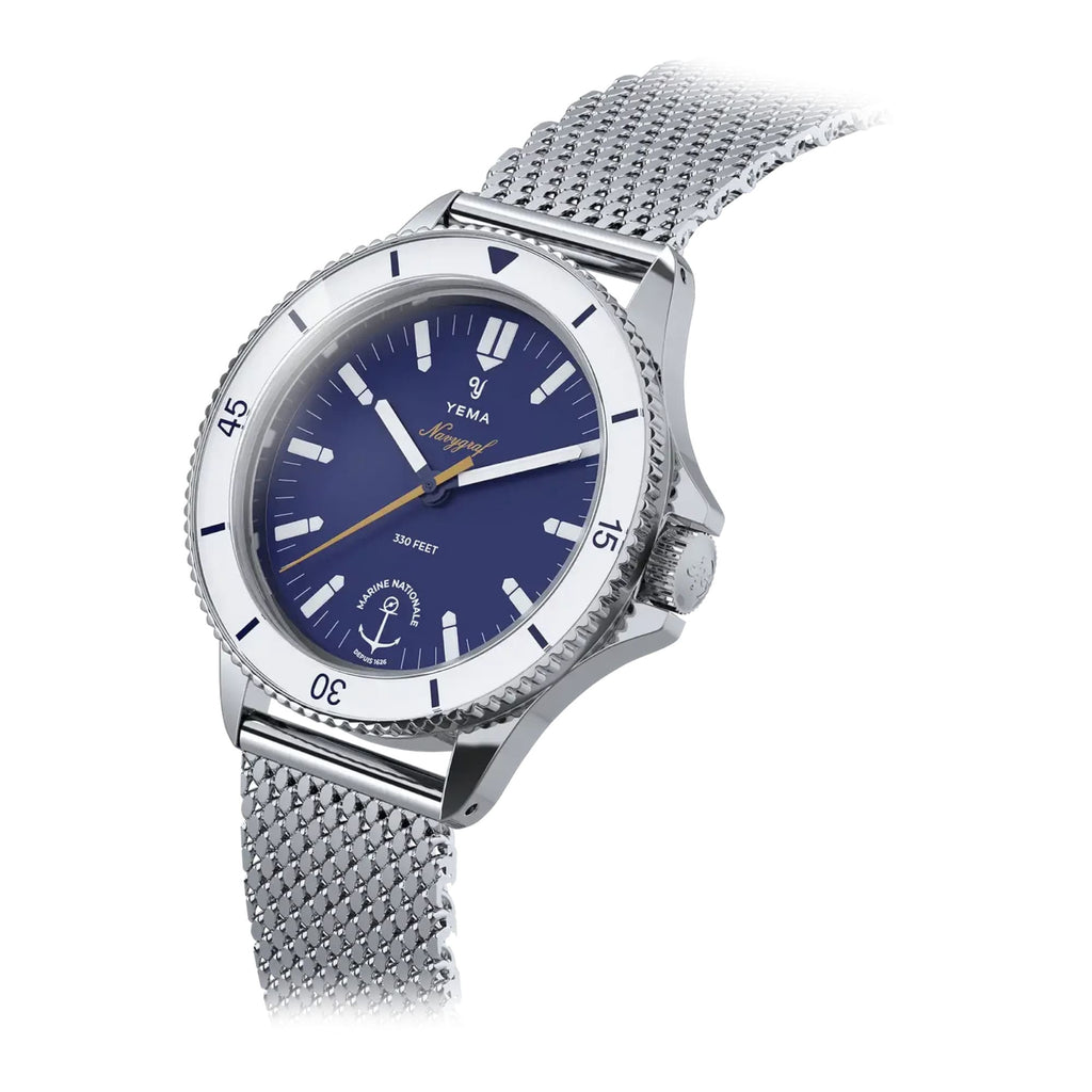 YEMA Navygraf Marine Nationale Quartz - YMHFMN34-GM
