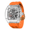 Elemental Series-Automatic Watch - Light Matters-Révolution en cristal de saphir  - TB8223  - Orange