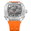 Elemental Series-Automatic Watch - Light Matters-Révolution en cristal de saphir  - TB8223  - Orange